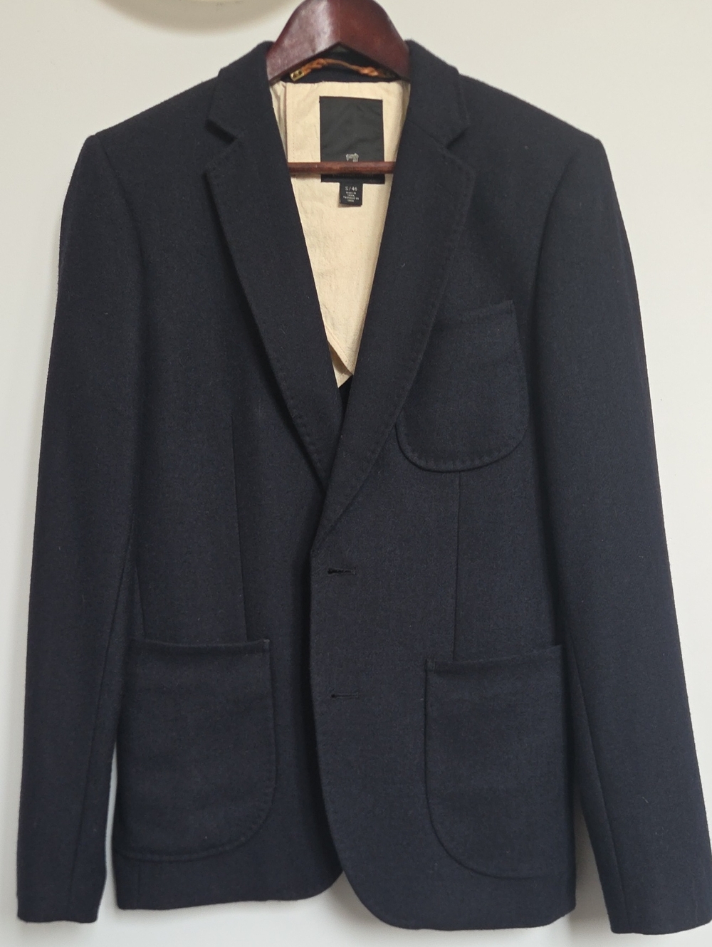 Scotch & Soda Men's Navy Wool Sport Coat Size Small/46